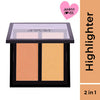 Nykaa Glow Getter Highlighting & Illuminating Duo Palette - Moonshine 03 (9g)