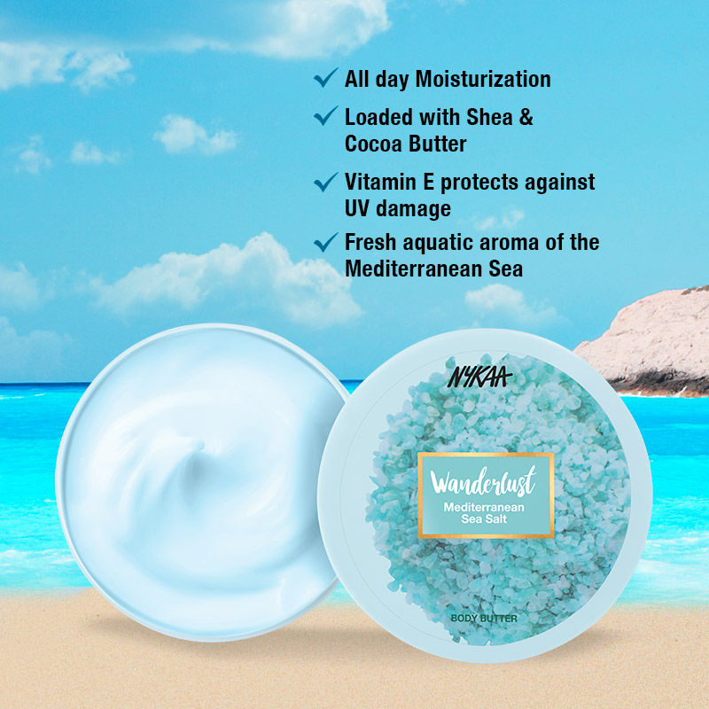 Wanderlust Mediterranean Sea Salt Body Butter (200ml)
