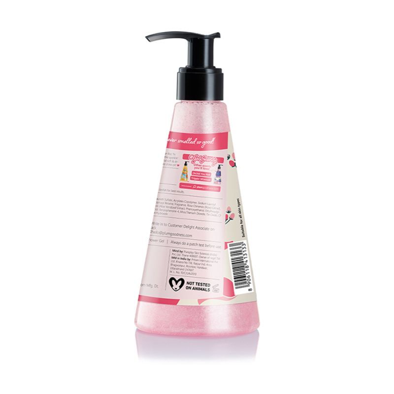 Plum BodyLovin' Feelin' So Rose Shower Gel - Musky Rose SLS-Free Body Wash (240ml)